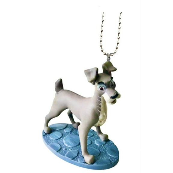Lady & Tramp TRAMP Dog Keychain Dangler Ornament PVC Figure Figurine 3” Charm