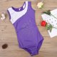thumbnail image 2 of Traje de gimnasia de Ballet para niñas, ropa de baile, disfraz de Color púrpura 7-8Y, 2 of 8