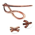 thumbnail image 2 of Unique Bargains 1 Pc Fashion 8-Shaped Hair Clips Hairdo Clip Brown, 2 of 5