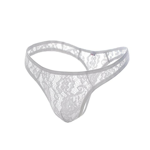Atractivo Para Hombre Ver A Través De Interior De Encaje Para -back Blanca XXL Hugo calzoncillos para hombre