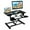 Black, variant on Gymax Sit to Stand Desk 32'' Standing Desk Converter Height Adjustable Black
