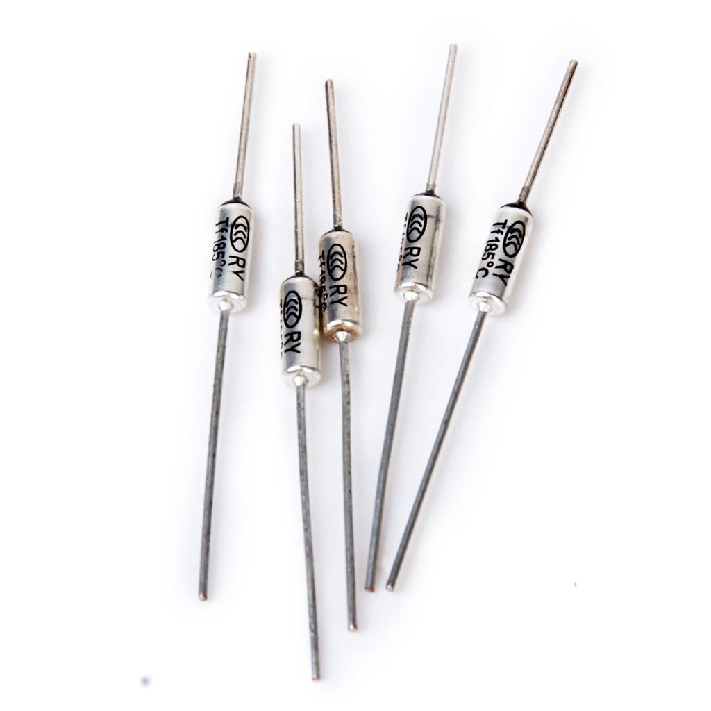5Pcs 185 Degree Temperature Fuse 10A 250V Suit for Electric Rice Cooker Fuse
