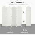 thumbnail image 4 of HOMCOM 4 Panel Folding Room Divider Privacy Screen Indoor Home Decoration, 4 of 10