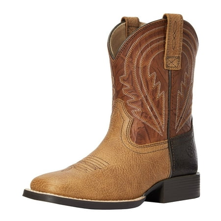 

Ariat Boys 10034069 Kids Lil Hoss Cottage Cinnamon Square Toe Cowboy Boot 10 Toddler M Brown