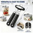 thumbnail image 4 of ARIAGLINT Duty Stainless Steel Manual Can Opener, Smooth Edge Safe Cut Can Opener with Oversized Comfort Turn Knob, Multifunctional Kitchen Can & Bottle Opener, Upgraded Food-Safe Kitchen Gadget, 4 of 7