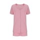 thumbnail image 5 of Pijama de cuello redondo y manga corta con estampado informal de moda para mujer con pantalones para el hogar Conjunto de top y pantalones de poliéster para mujer, 5 of 8