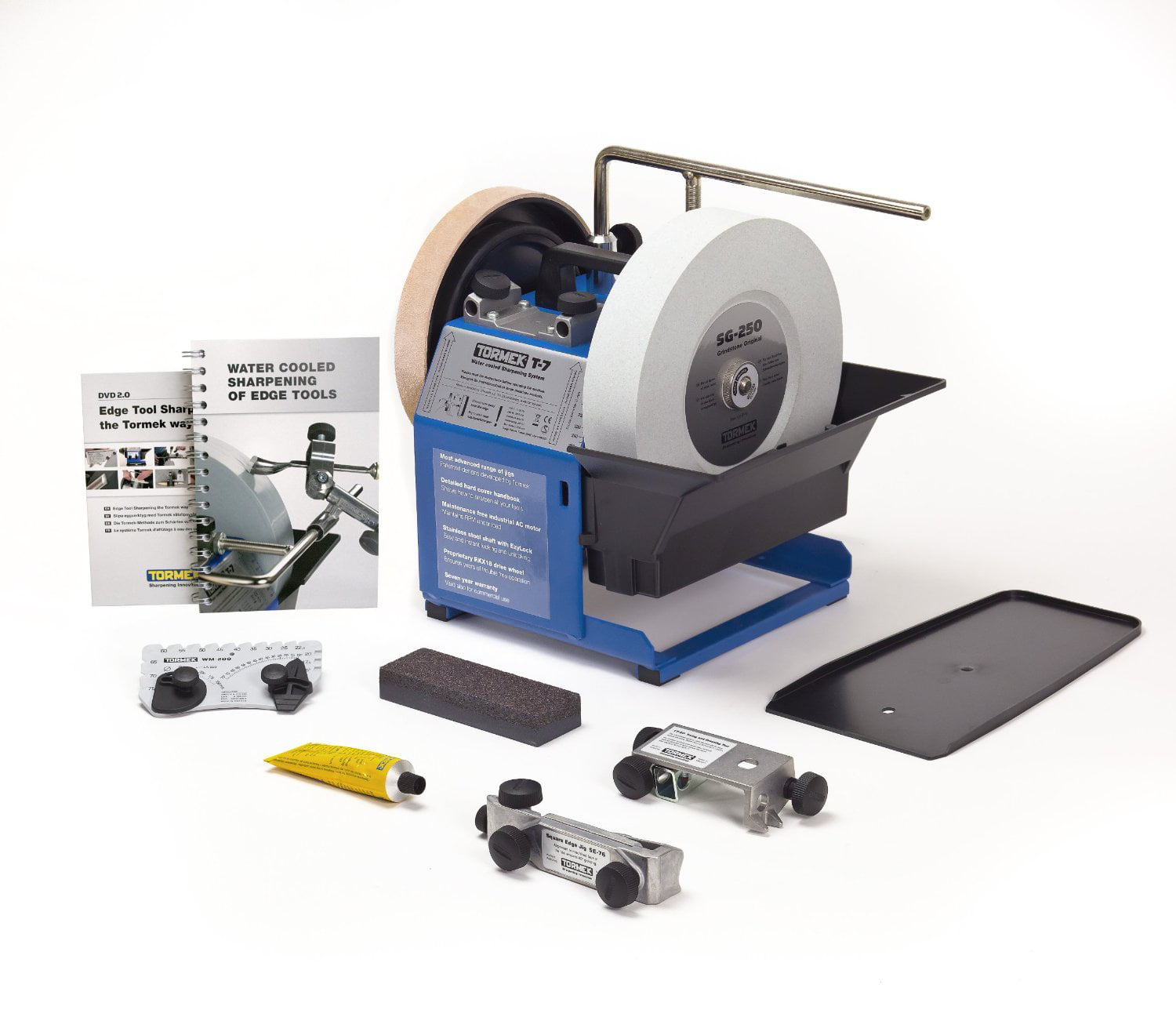  Tormek T-4 Original - Compact Water Cooled Sharpening System  for Knives and Edge Tools - US Version - English Handbook : Tools & Home  Improvement