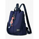 thumbnail image 2 of Mochila urbana color azul oscuro diseño liso, 2 of 4