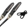 thumbnail image 1 of BUYISI 2 Pcs 12 Led Moto Bike Turn Signal Indicators Light Lamp Amber with Bracket, 1 of 7