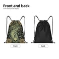 thumbnail image 4 of Drawstring Backpack, Men Ladies Waterproof Sports Backpack Gym Bag-Death Ghost Pattern-Small Size, 4 of 8
