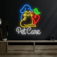 thumbnail image 3 of C-craft Pet Care Grooming Neon Sign Led Light Strip Wall Art Decor Gift for Pet Shop, 3 of 4