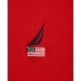 thumbnail image 3 of Nautica Men's Short Sleeve Polo Shirt American Flag | Nautica Red Medium, 3 of 4