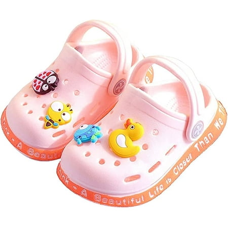 

Toddler Clogs Boys Girls Cute Cartoon Toddler Sandals Kids Slippers