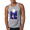 Heather Grey, variant on Nautical Full Moon Bottlenose Dolphin Animal Lover Graphic Tank Top