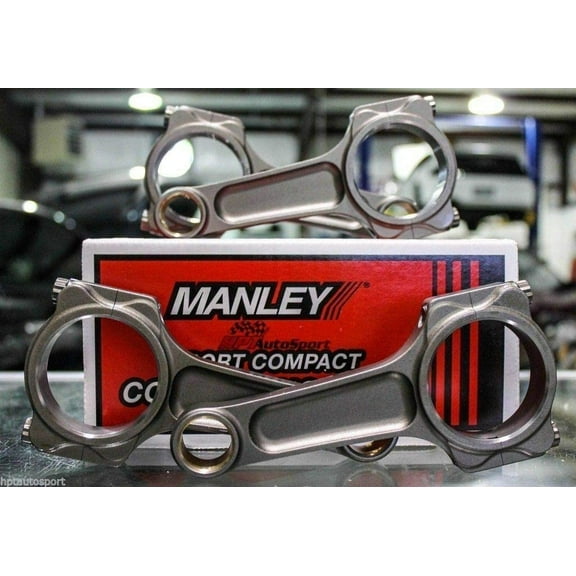 Manley Performance 14404-4 Pro Series I-Beam Connecting Rod Set for 02 Plus Acura RSX 2.0 V-Tec DOHC K20 Turbo Tuff