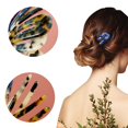 thumbnail image 7 of 3 Pieces Large U-Shaped Hair Pins for Girls Hairstyle, Acetate French Style Hair Sticks Forks, Vintage Buns Hair Pins Clips for Thicker Hair 4.7, 7 of 7