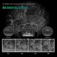 thumbnail image 4 of 8X Digital Zoom Head-Mounted Night Vision Goggles, 4K Night Vision Binoculars for Adults with 32GB Card, Rechargeable Infrared NVG for Hunting, Camping, and Outdoor Surveillance, 4 of 15