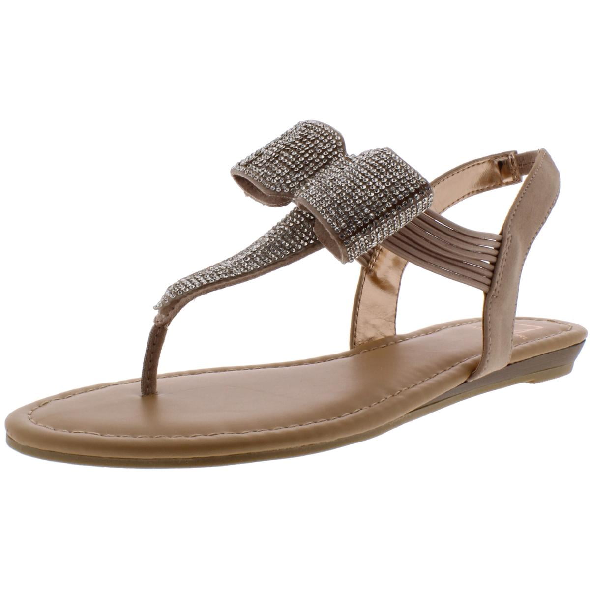 Material girl shayleen shop flat thong sandals