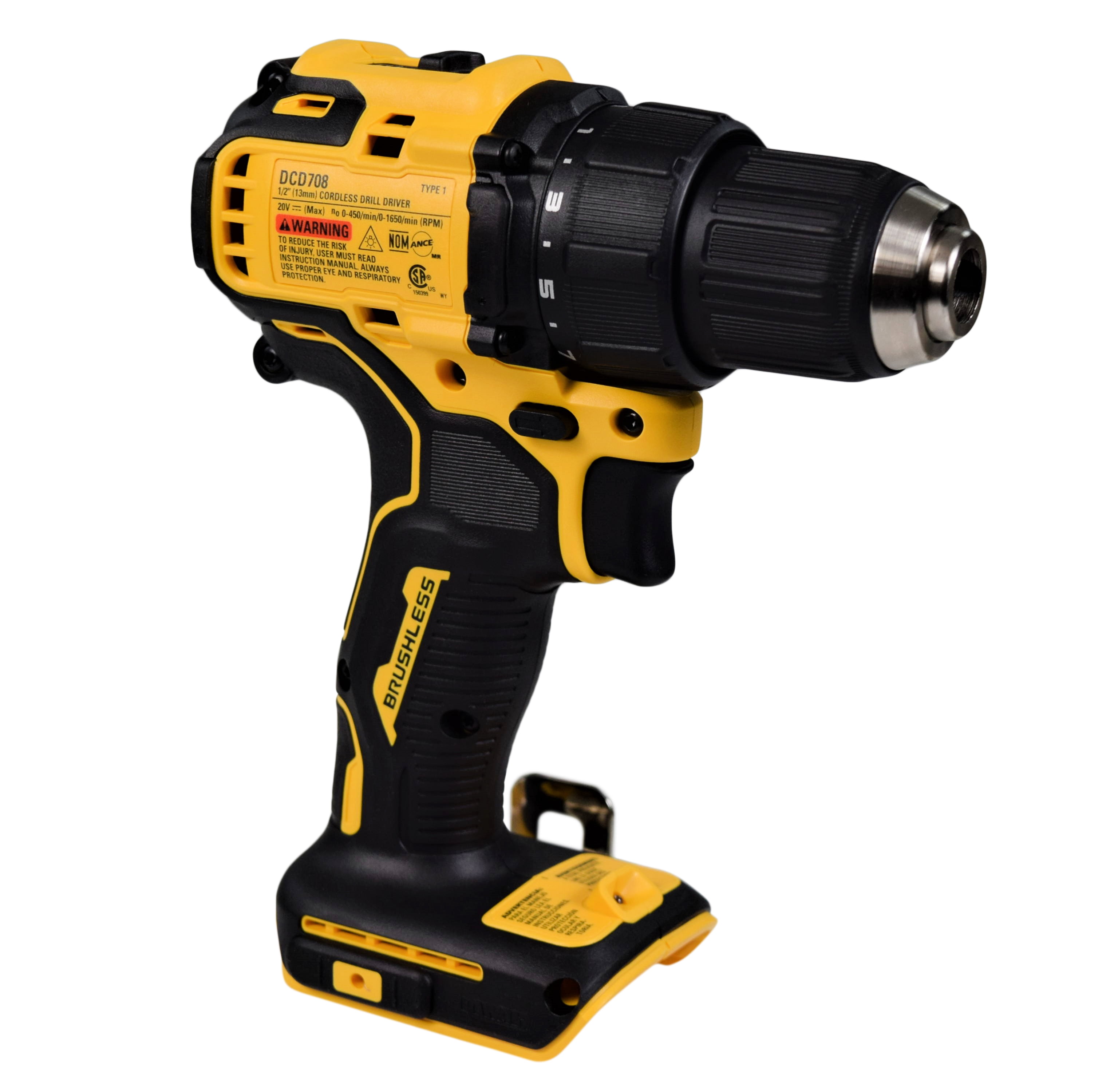 DeWalt DCD 708 P2T Perceuse-visseuse sans fil 18 V Li-Ion Brushless + –  Toolbrothers