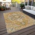 thumbnail image 6 of Addison Rugs Chantille Indoor/Outdoor Traditional Vintage Gold Washable Rectangle Rug, 5' x 7'6", 6 of 6