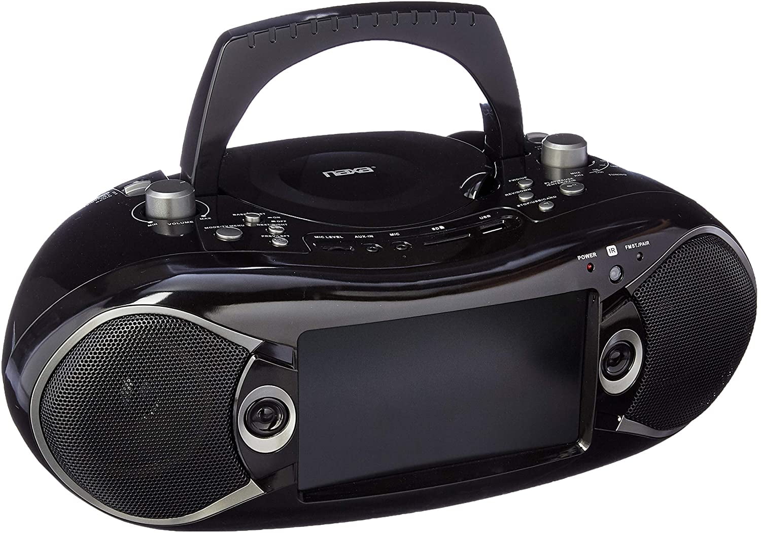 bluetooth cd and dvd boombox with lcd screen supplier