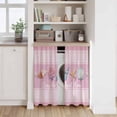 thumbnail image 6 of Pink Summer Coastal Kitchen Curtains 54 Inch Length, Modern Ocean Waves Starfish Shell Tiers Curtains for Bathroom Bedroom Cafe, Light Filtering Small Window Treatment Short Drapes 2 Panels 42"Wx54"L, 6 of 8