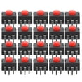 thumbnail image 1 of OULII 20Pcs Torch Push Button Replacement with Pbt Nylon Metal for Electric Torch Use, 1 of 8