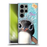 Head Case Designs Officially Licensed Animal Club International Royal Faces Penguin Soft Gel Case Compatible with Samsung Galaxy S23 Ultra 5G