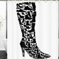 thumbnail image 1 of Cortina de Ducha ABPHQTO con Diseño de Zapatos Silueta Eps10 150x180 cm, 1 of 1
