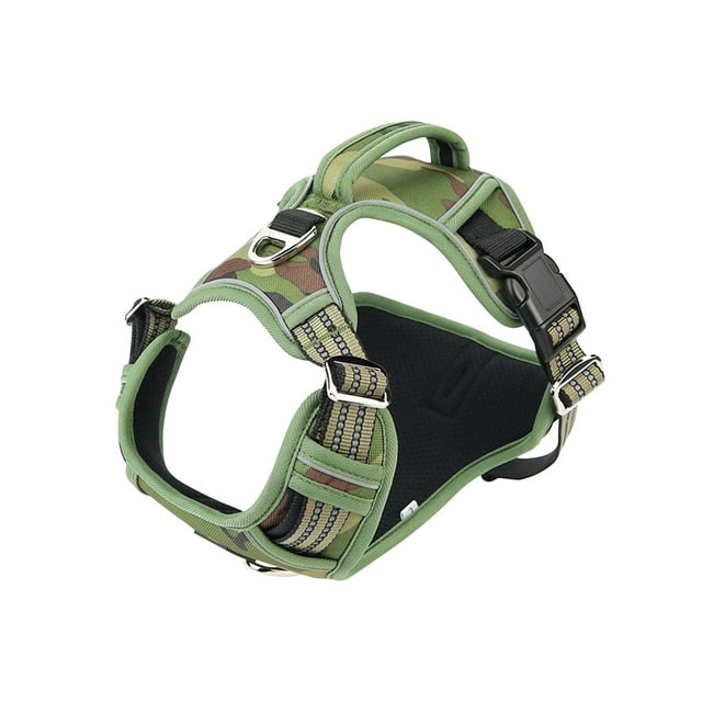 LSLJS Harnais et Laisse pour Chien, Harnais Léger Réglable en Maille Douce avec Sangle Réfléchissante, Gilet Cat Anti-Fuite pour Chien de Petite Taille pour Promenade en Plein Air
