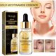 thumbnail image 3 of Suero facial de oro de 24 quilates, hidratante iluminador y antiedad con vitamina C, aceite hialurónico y de argán para manchas oscuras y líneas de expresión, potenciador de la piel coreano (30 ml), 3 of 5
