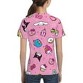 thumbnail image 6 of Hello Kitty T Shirts For Girls Boys, 3d Print Cartoon Graphics T Shirt, Youth Crewneck T-Shirt, Unisex Short Sleeve Top Tees Age 4-16 Years, 6 of 7
