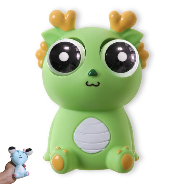Juguete para aliviar el estrés para apretar Dragón que hace estallar los ojos Juguetes divertidos con forma de globo ocular que explotan los ojos Juguete para regalos de cumpleaños Favores de fiesta R
