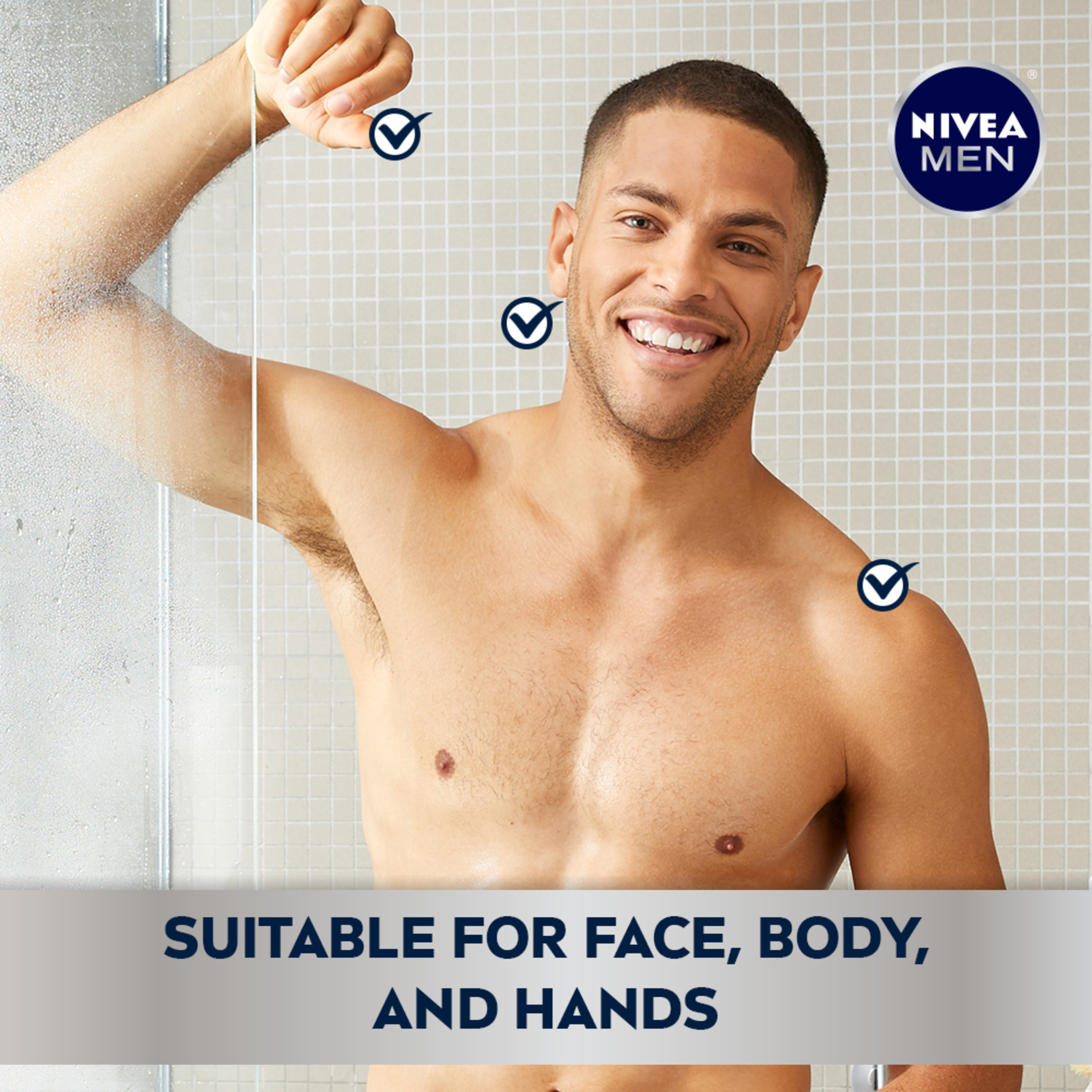 NIVEA MEN Creme, Face Hand and Body Cream, 5.3 oz. - image 4 of 6