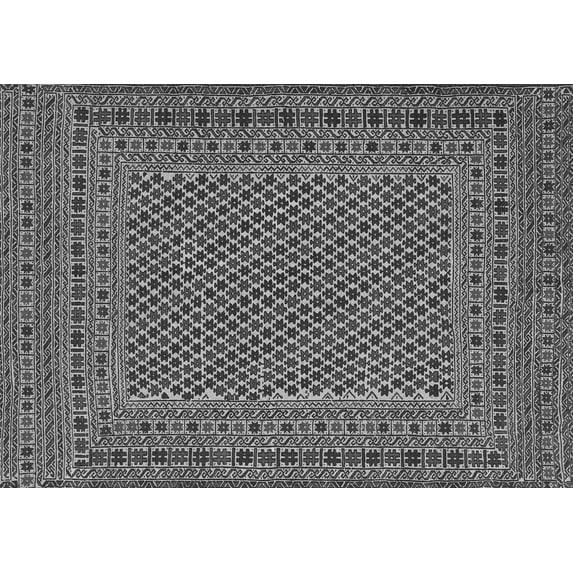 Ahgly Company Indoor Rectangle Persian Gray Traditional Area Rugs, 2' x 3'
