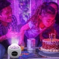thumbnail image 4 of homeholiday Starry Projector Lamp LED Star Night Bluetooth Speaker Lamp Light Ocean Wave Bluetooth Speaker Colorful Projection Light, 4 of 9