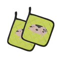 thumbnail image 1 of ""Caroline'S Treasures Gloucester Old Spot Pig - Soporte Para Macetas Decorado En Color Verde, 7,5"""" X 7,5""""", 1 of 1