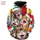 thumbnail image 2 of Sudadera con capucha con estampado 3D de Feliz Navidad para hombre, sudadera con capucha de muñeco de nieve, sudaderas divertidas y lindas para adultos y niños, sudadera con capucha de talla grande, 2 of 4