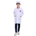 thumbnail image 2 of TOPTIE Blouse de Laboratoire pour Enfant avec Capuchon-Blanc-14, 2 of 6