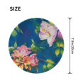 thumbnail image 3 of ZNDUO 2 Pack Round Mouse Pad Watercolor Flower Doodle 7.9" Small Non-Slip Rubber Gaming Mousepad Desk Mat for Home Office, 3 of 7