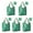 Green Christmas Snowman, variant on 5 Pack Foldable Shopping Bag,Light Blue Christmas House and Tree Pattern Reusable Grocery Bags with Pockets,Large Reusable Tote Bags with Handles Waterproof & Lightweight