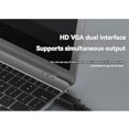 thumbnail image 2 of Adaptador USB 3.0 A VGA Compatible con Convertidor de Video HD Salida de Sincronización para 2 Monitores para Computadora Portátil de Escritorio, 2 of 5
