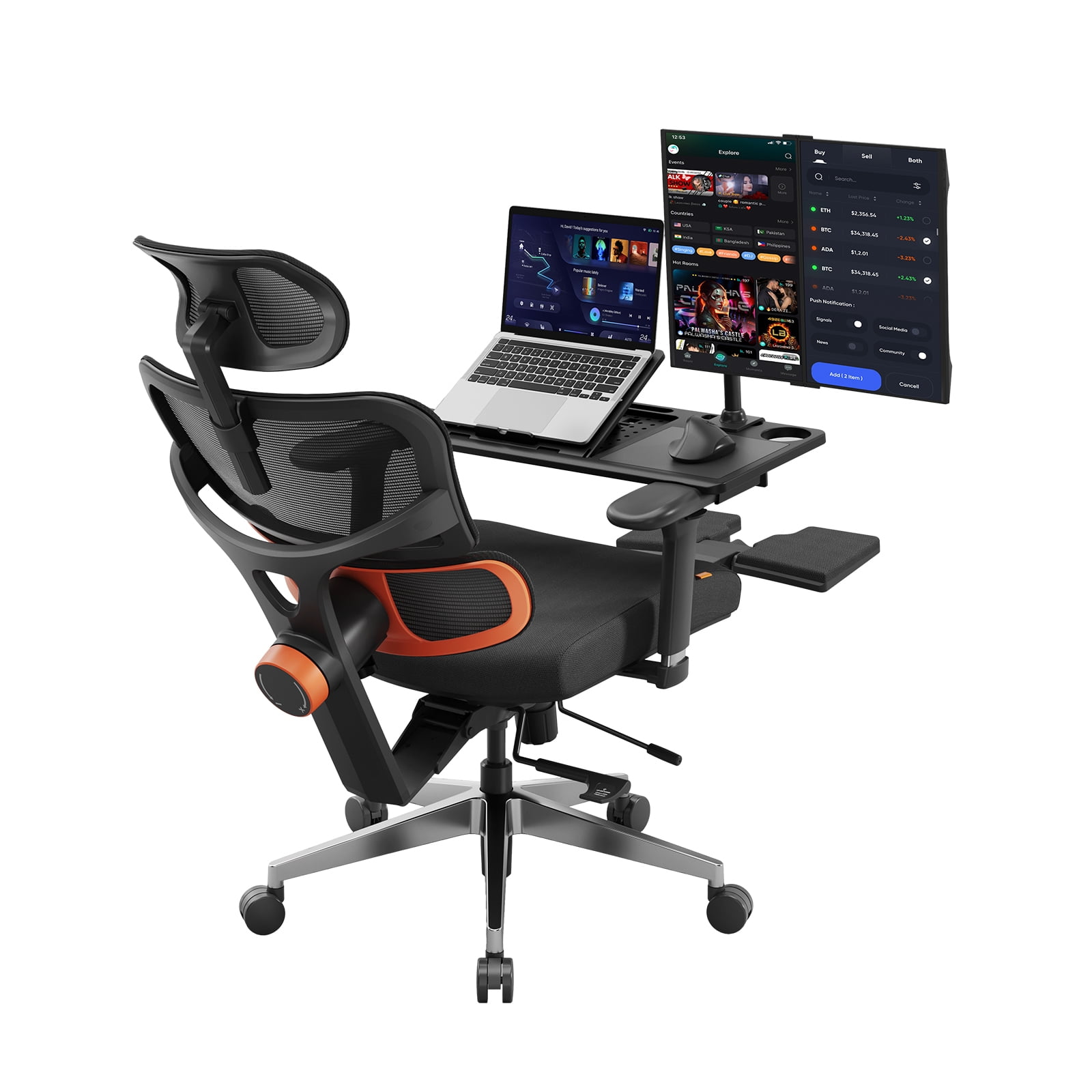 newtral nt002 ergonomic chair with product