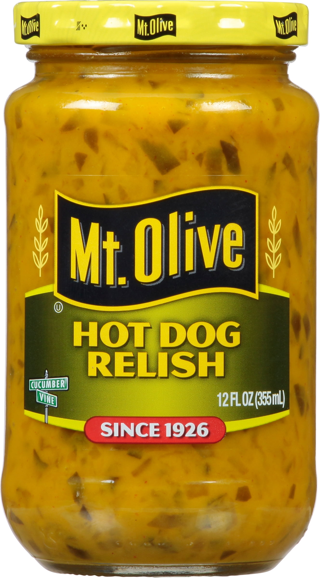 Mt Olive Hot Dog Relish,12 fl oz Jar