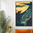 thumbnail image 2 of IDEA4WALL Framed Canvas Wall Art for Living Room, Bedroom Flow in The Dream Canvas Prints for Modern Home Decoration Ready to Hang, 2 of 4