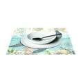thumbnail image 3 of Ryvnso 1 Piece Placemats Retro Turtle and Map Dining Mats Heat-Resistant Non-Slip Washable Table Mat, 3 of 8