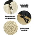 thumbnail image 3 of Sun Hats for Women Wide Brim Straw Beach Hat UV UPF 50+ Foldable Summer Sun Hat, 3 of 7