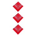 thumbnail image 3 of Naiovety Unisex Poliéster Turbante Bandana Chic Bufanda Cuadrada Paisley Estampado Diadema Senderismo Moderno Pañuelo Regalos Rojo Type1 NO1 Naiovety CBP263468, 3 of 6