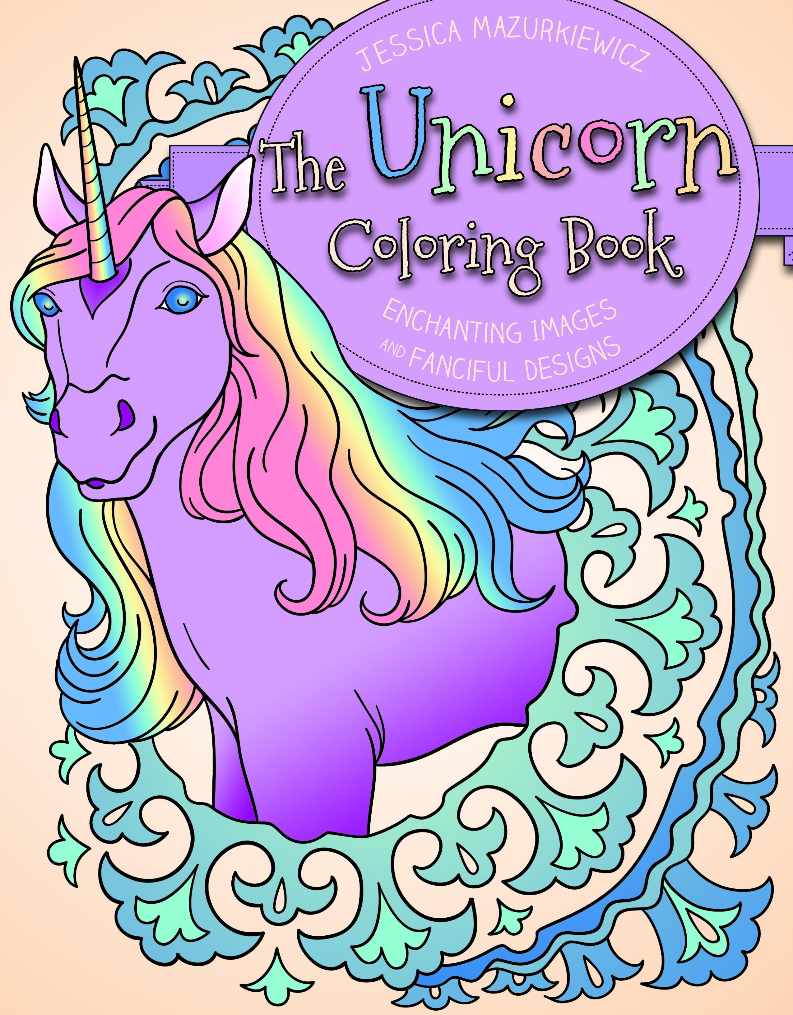 Download The Unicorn Coloring Book (Paperback) - Walmart.com ...