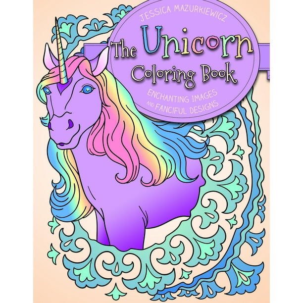 the unicorn coloring book paperback